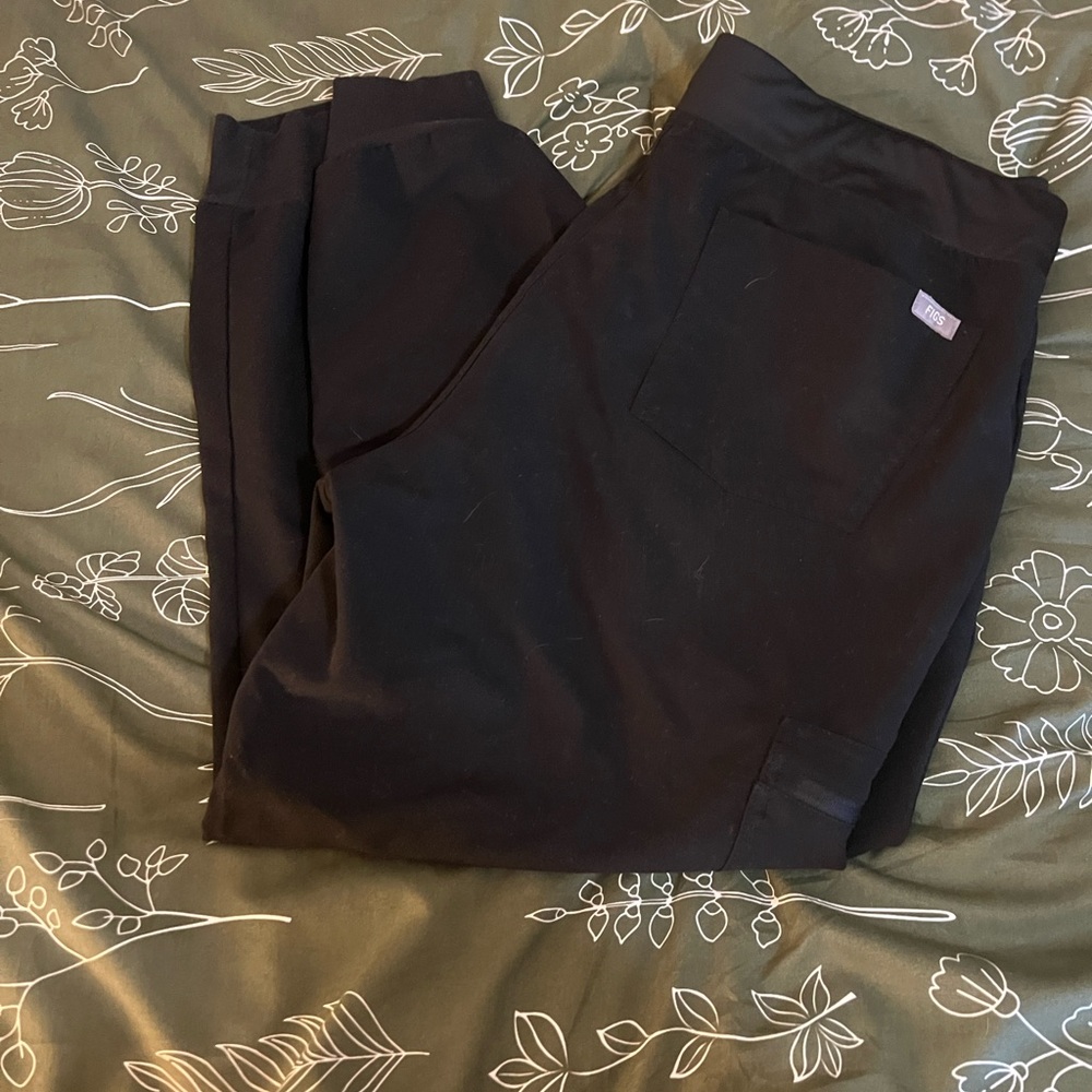 Black FIG Jogger scrub Pants